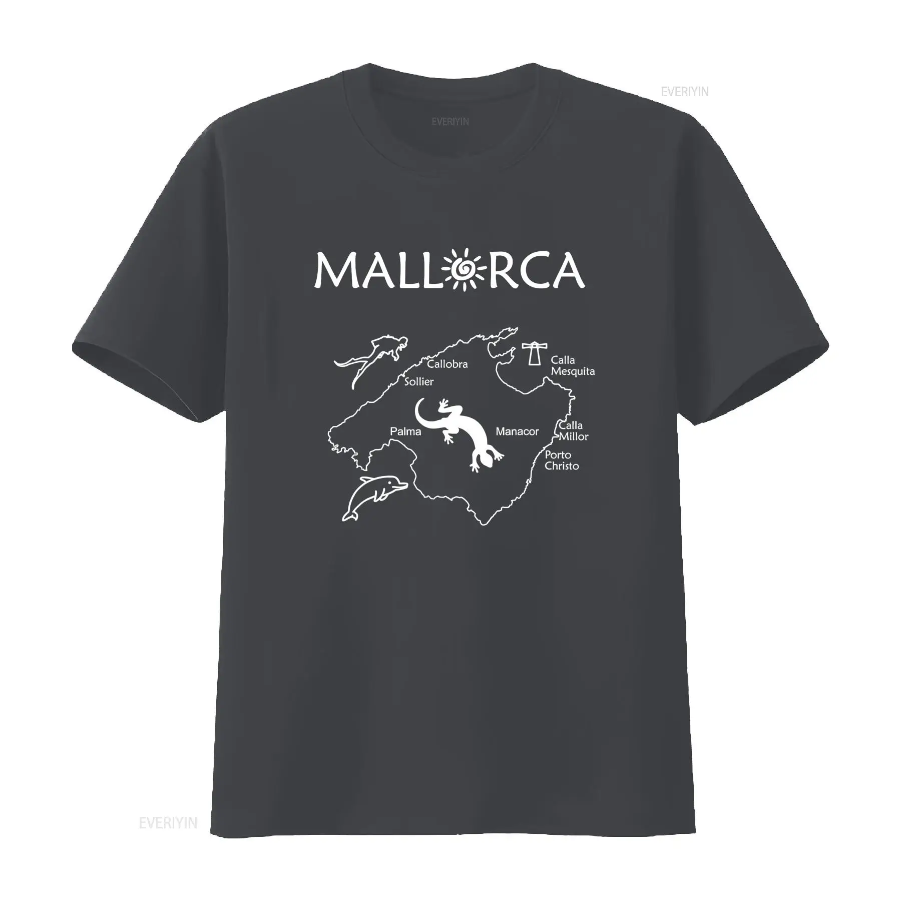 Mallorca Map T Shirt Your trav - огляд і ціна Vintage Fashion Guide