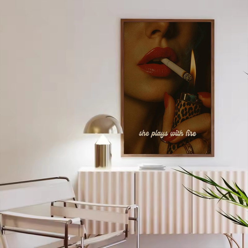 Fashion Leopard Matchbox Wall  - огляд і ціна Vintage Vogue Fashion Poster