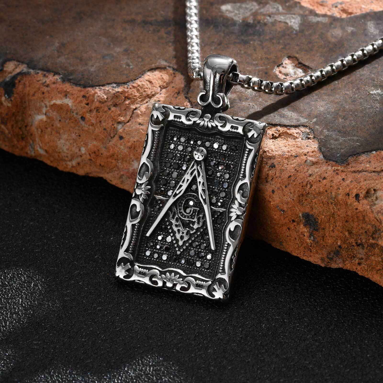 Freemason Square Pendant Neckl - огляд і ціна Vintage Fashion Tags