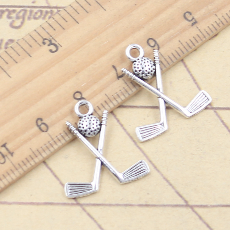 20pcs Charms Hockey Stick Club - огляд і ціна Vintage Fashion Club Photos