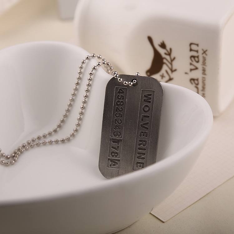 X Men Necklace Logan Hugh Jack - огляд і ціна Vintage Fashion Tags