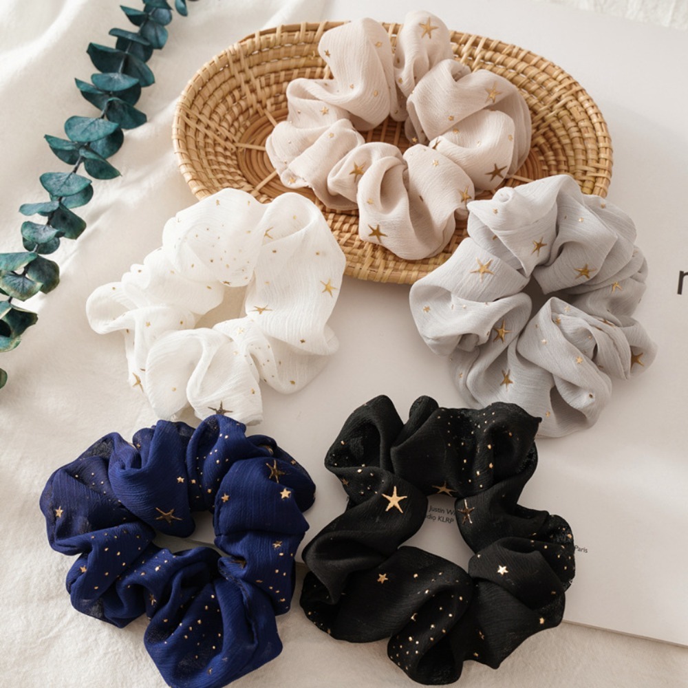 1/5pcs Print Scrunchie Dreamy  - огляд і ціна Vintage Fashion Look