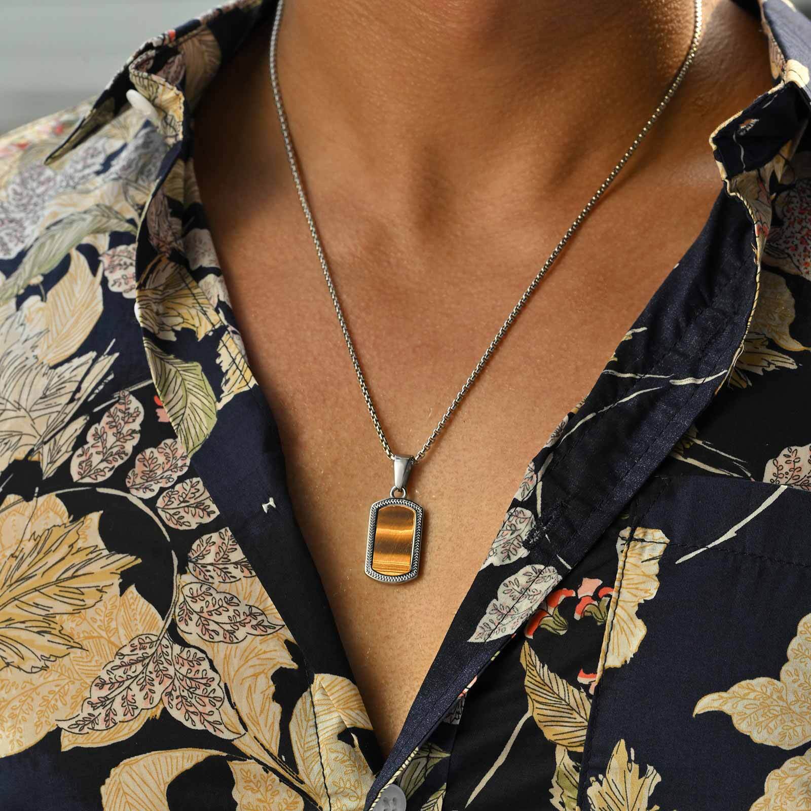 Vnox Stainless Steel Tiger Eye - огляд і ціна Vintage Fashion Tags